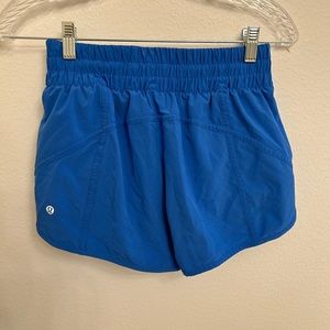 Size 6 blue Lululemon shorts